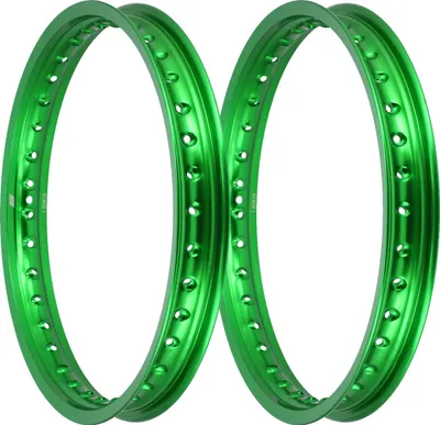 Obrázek produktu pro Sada: 2x 1,6 x 16" hliníkový ráfek eloxovaný - pro Simson S50, S51, KR51 Schwalbe, SR4