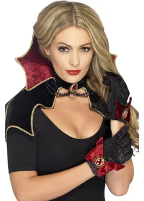 Immagine prodotto di Fever - Accessori per costumi Halloween - Donna SM1401 (taglia unica) (nero/rosso)