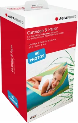 Zdjęcie produktu dla AgfaPhoto AMOC80 AgfaPhoto AMOC 80 - 80 Blatt 4 x6