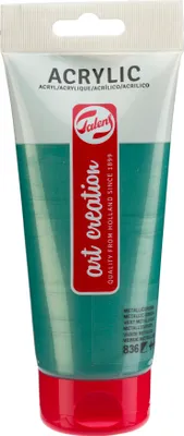 Produktbild von Talens Art Creation Acrylfarbe Tube 200 ml Metallicgrün 836