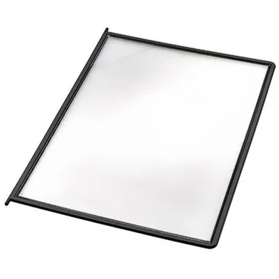 Produktbild von Novus Sichttafel DIN A4, Kunststoffrahmen schwarz, mit Drehzapfen
