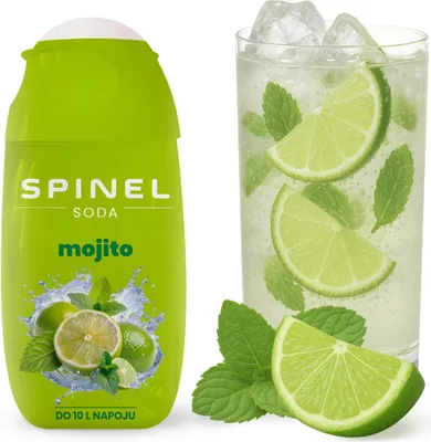 Image de Sirop Spinel Soda Mojito 65ml, 1 pièce pour appareil à gazéifier SodaStream