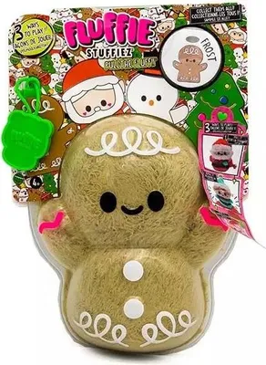 Zdjęcie produktu dla MGA Fluffie Stuffiez Small Plush - Holiday Gingerbread 514466
