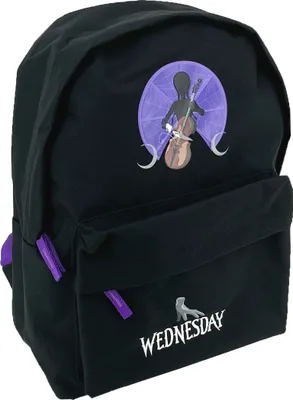 Produktbild von Rucksack Kinder Mädchen Wednesday Tagesrucksack Schulrucksack