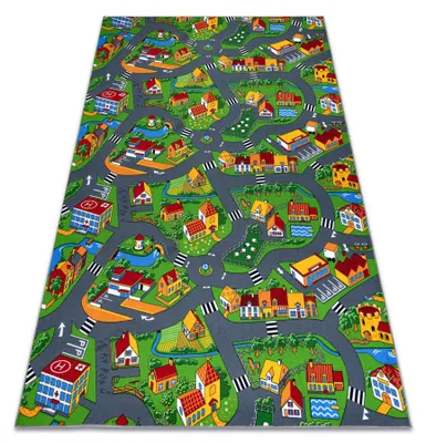 Obrázek produktu pro Dětský koberec LITTLE VILLAGE Ulice Vícebarevný 100x150 cm