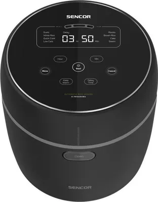 Image de Cuiseur à Riz SENCOR SRM 0671BK, 0.6 L, 350 W, Programme Low Carb, Noir