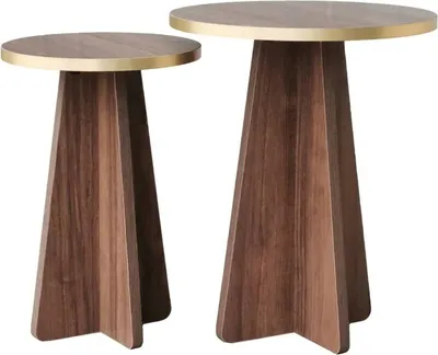 Image de Cardito - Table basse, 40x40x50h cm or or, Porte-revues