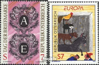 Produktbild von Briefmarken Österreich 1997 Mi 2220,2221 (kompl.Ausg.) postfrisch Tag der Briefmarke