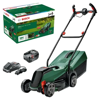 Zdjęcie produktu dla Kosiarka akumulatorowa Bosch CityMower 18V-32 z akumulatorem 5 Ah i ładowarką