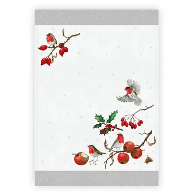 Produktbild von Geschirrtuch Frostige Beeren, Winter, Küchentücher