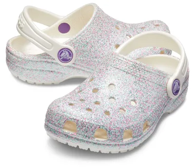 Produktbild von Crocs Classic Glitter Clog Kids Oyster Größe EU 23-24 Normal