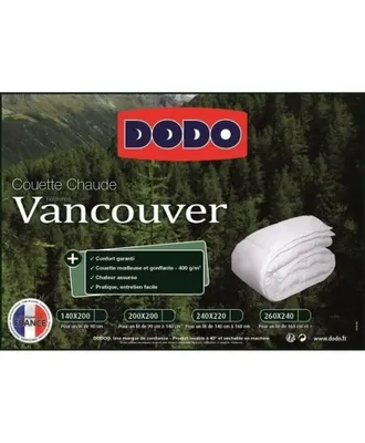 Immagine prodotto di Pilot Dodo Vancouver, 100% poliestere, 400g, alb, 200x200cm