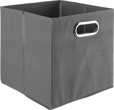 Produktbild von Aufbwahrungsbox - Grau - Vlies - 27 x 27 cm