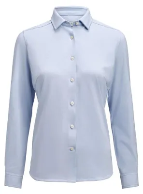 Image de James Harvest - Chemise "Upton" pour femmes, modèle ET864 (taille XS), couleur bleu clair