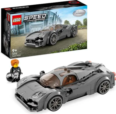 Produktbild von LEGO 76915 Speed Champions Pagani Utopia Rennwagen und Spielzeug-Modellbausatz eines italienienischen Hypercar, Auto-Sammlerfahrzeug aus dem Set 2023