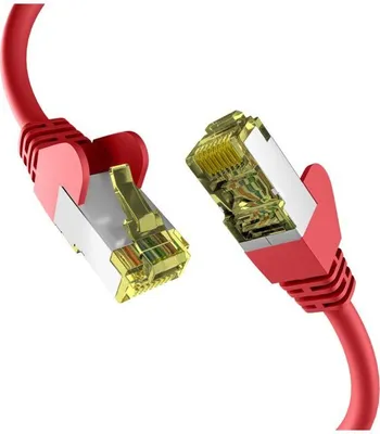 Produktbild von EFB CAT6a ROT 1m Patchkabel S/FTP PIMF