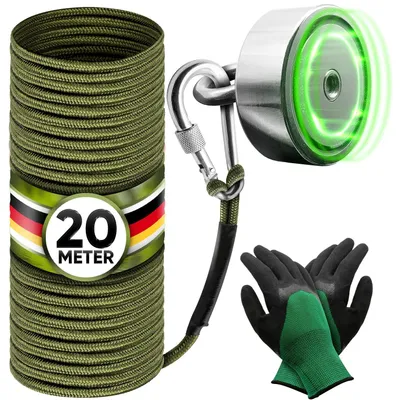 Produktbild von Magnetisches Angelset mit Neodym-Magnet und Seil