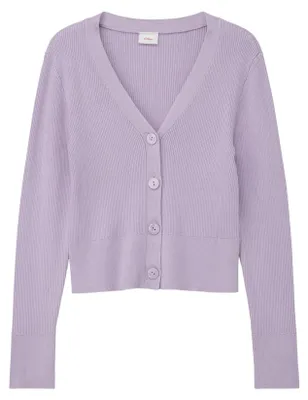 Produktbild von s.Oliver Junior Strickjacke mit Rippstruktur