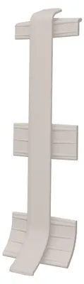 Zdjęcie produktu dla VILO Linela 416 – łącznik do listwy przypodłogowej z PVC 80 mm – akcesoria – 2 sztuki – kolor kaszmir