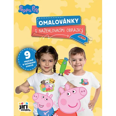 Produktbild von Malbuch mit Bügelbildern Peppa Pig