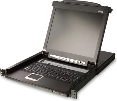 Produktbild von ATEN CL5708M, 43,2 cm (17"), LCD, USB, Französisch, AZERTY, 16 W