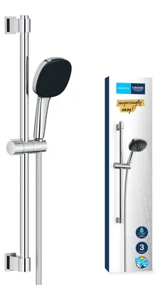 Image de GROHE Vitalio Comfort 110 Ensemble de douche 3 jets avec barre 26096001