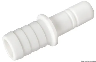Image de Raccord coudé cylindrique droit pour tuyau 20mm, 1 pièce