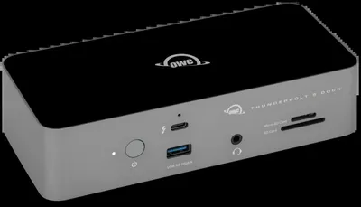Produktbild von OWC Thunderbolt 5 Dock (11 in 1), Grau, Thunderbolt 5, 140W