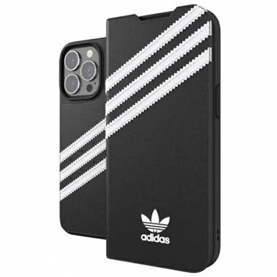 Produktbild von Adidas Oder Booklet Case PolyurethanIphone 13 Pro / 13 6,1"" Schwarz Weiss/Schwarz Weiss 47112