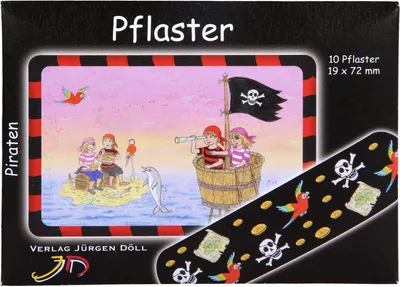 Produktbild von KINDERPFLASTER Piraten Briefchen