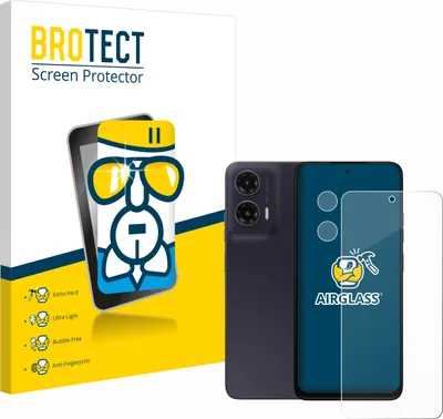 Produktbild von BROTECT Schutzglas für Motorola Moto G35 (Display+Kamera) Schutzfolie Panzer Folie Glas Display Schutz klar