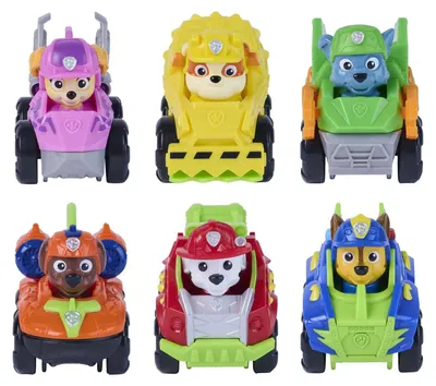 Produktbild von PAW Patrol : Der Dino Film, Pup Squad Racer, Mini Fahrzeug im Dino-Film Look (sortiert - 6 verschiedene Varianten), 3 Jahr(e), Mehrfarbig