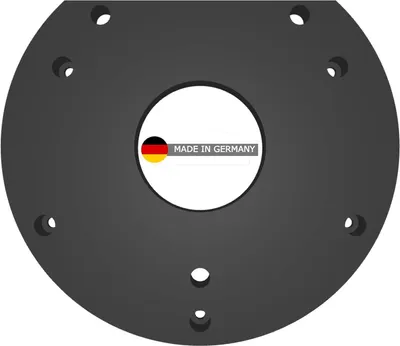 Image de Plaque de base Plaque coulissante Plaque de fraisage adaptée à la défonceuse Bosch POF1400ACE 1200AE