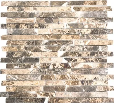 Produktbild von Natursteinmosaik MOS Brick 2909 30,5x32,2 cm braun