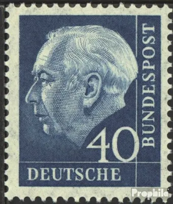 Produktbild von Briefmarken BRD (BR.Deutschland) 1957 Mi 260y Lumogen gestempelt Bundespräsident Heuss (II)