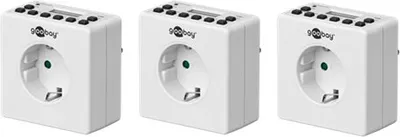 Produktbild von Goobay 55542, Drinnen, Weiß, IP20, CE, WEEE, GS: Süd, Kabelgebunden, -10 - 40 °C