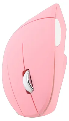 Zdjęcie produktu dla Pionowa mysz USB, bezprzewodowa, biurowa, do gier, z możliwością ładowania, akcesoria komputerowe H1 2.4G, różowa
