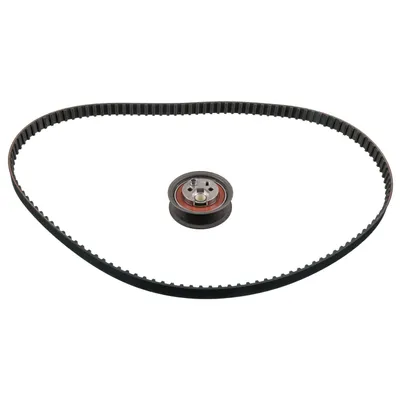 Produktbild von FEBI BILSTEIN 14658 Zahnriemensatz + Spannrolle für AUDI 80 Limousine (8C2, B4) 124-Zähne
