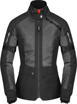 Immagine prodotto di Spidi Net H2Out giacca impermeabile da donna in tessuto da moto, nero, M