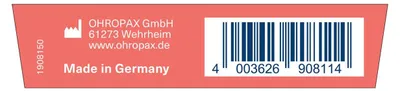 Obrázok produktu pre Ohropax farebné penové štuple do uší 8 ks