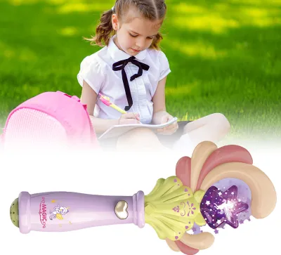 Image de Baguette magique lumineuse de princesse, musical électrique portable pour enfants, cosplay, type 3