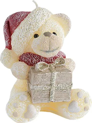 Image de Bougie Nohel Garden TEDDY CHRISTMAS 11cm