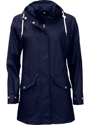 Produktbild von Regenmantel Damen Polyester Marine Blue 42
