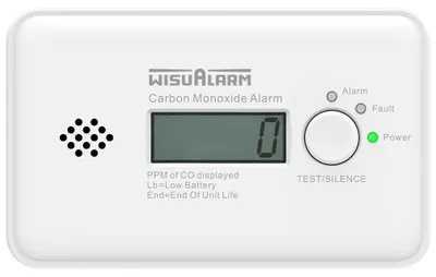 Kohlenmonoxidmelder, 10 Jahre Sensor & Batterie, LCD, EN 50291