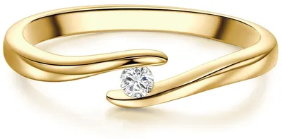 Produktbild von Trilani Solitärring Sterling Silber Zirkonia 50030202 52