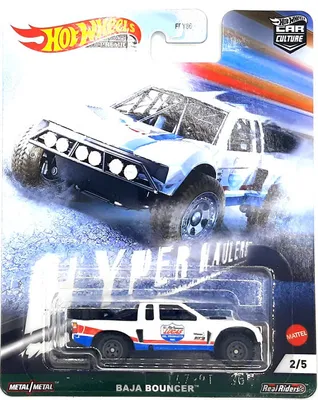 Obrázok produktu pre Hot Wheels FPY86-GRJ84 Baja Bouncer biela/červená/modrá - Hyper Haulers Model auta v mierke 2/5 približne 1:64