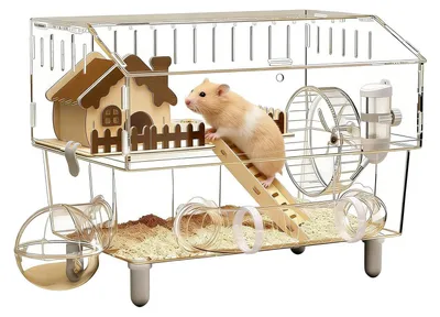 Immagine prodotto di Gabbia trasparente per piccoli animali domestici