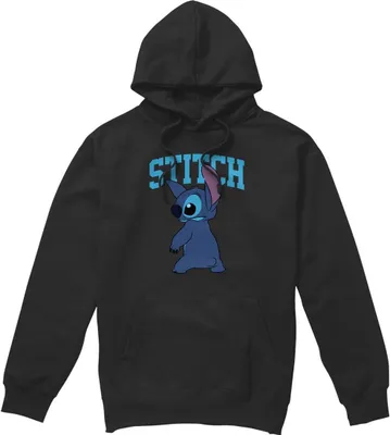 Image de Lilo & Stitch - Sweat à capuche pour homme TV4561 (L) (Noir)
