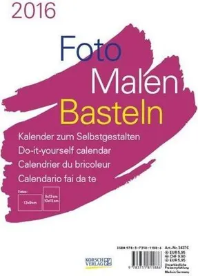 Produktbild von Foto-Malen-Basteln weiß/A5 2016