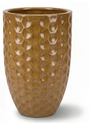 Produktbild von Pflanzkübel aus Keramik Provencelia MEROVEE Wüstengelb, Ø30 cm x H45 cm, frostbeständig